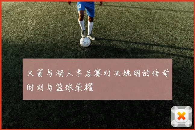 火箭与湖人季后赛对决姚明的传奇时刻与篮球荣耀